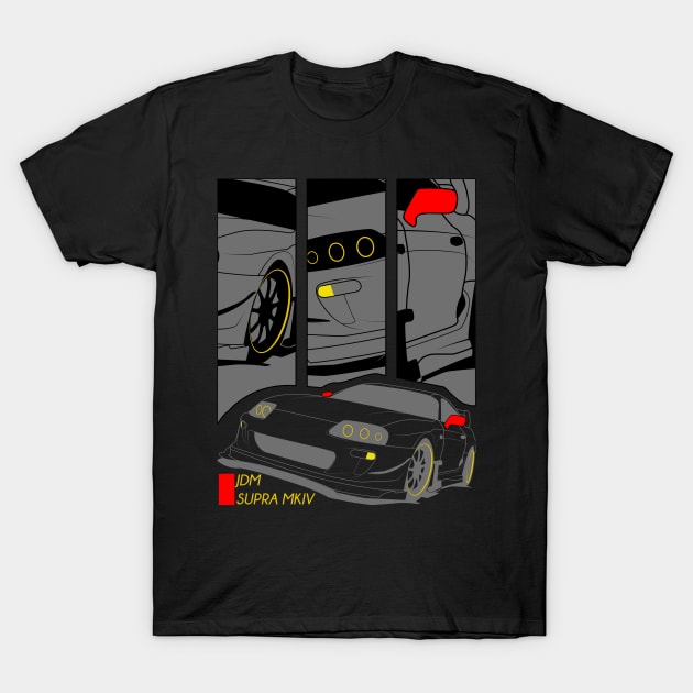 JDM Supra MKIV T-Shirt by gaplexio